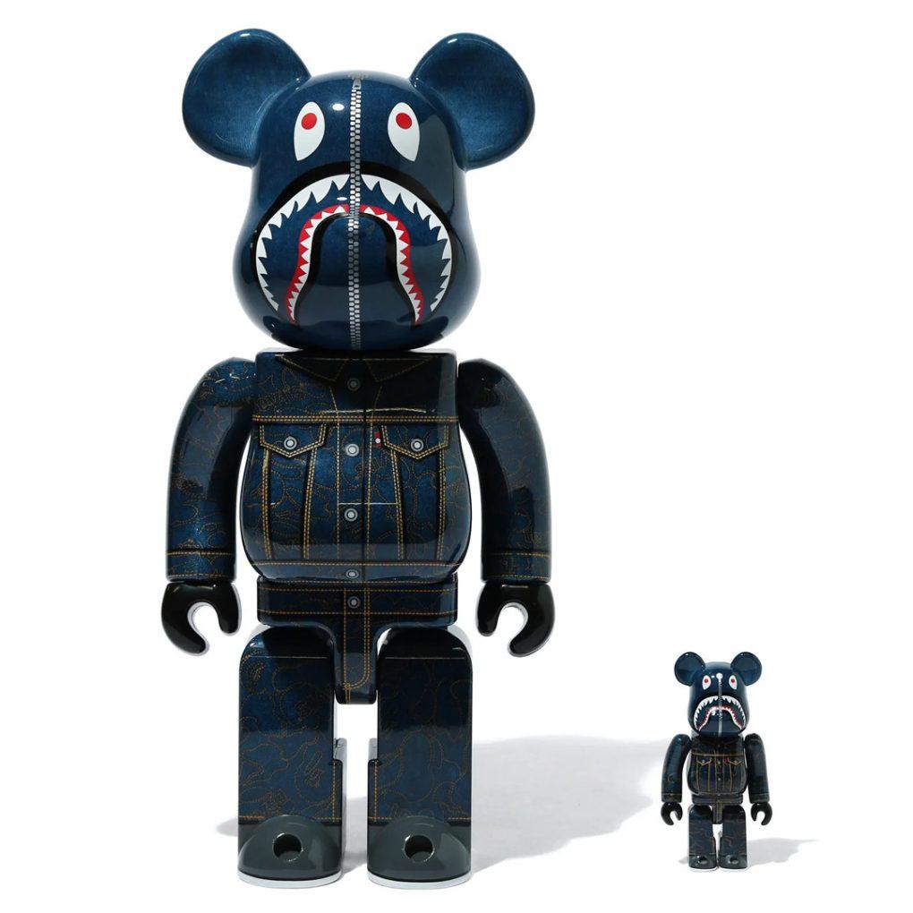 Bearbrick X BAPE X Levi's 1000%