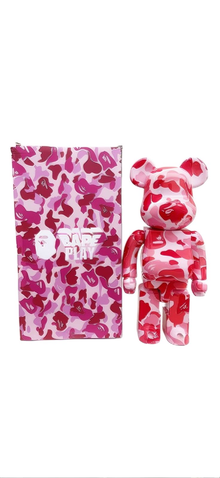 A BATHING APE 1st Camo pink BE@RBRICK figure